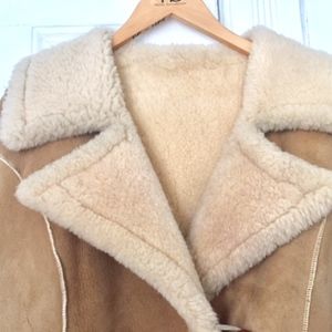 Vintage Shearling Coat VERY Cozy!
